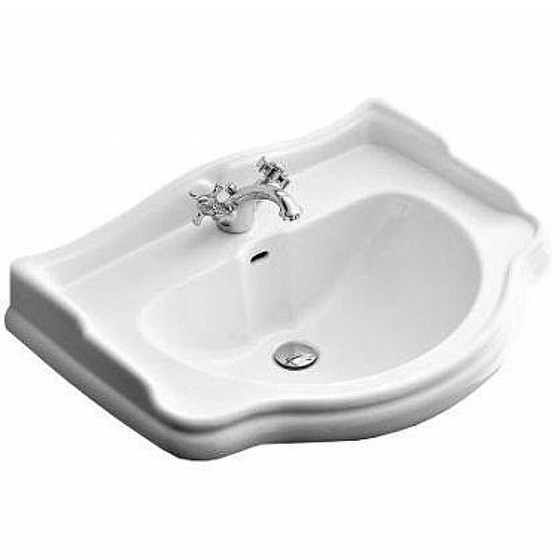 Раковина Kerasan Retro 55 104501*1 Белая от магазина ЛесКонПром.ру