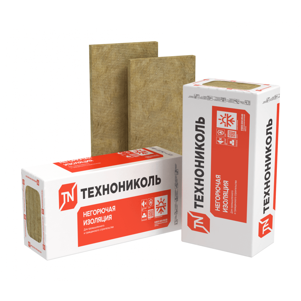 Плита минераловатная ТЕХНОНИКОЛЬ Технофас Эффект 1200х600х80 мм, 3 шт от магазина ЛесКонПром.ру