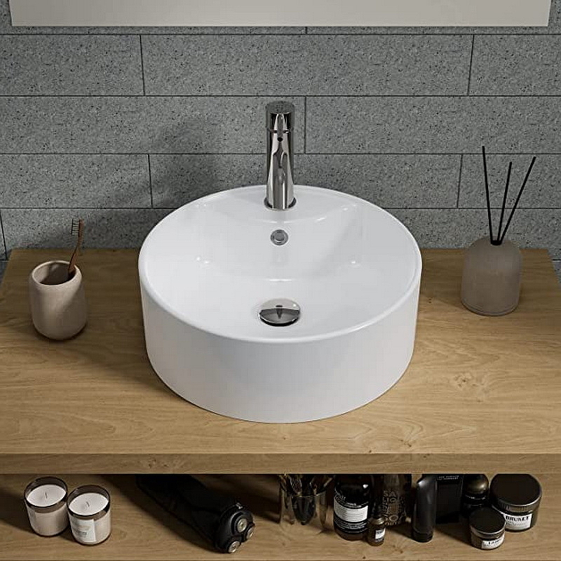 Раковина Bond 41 S03-410 Белая глянцевая от магазина ЛесКонПром.ру