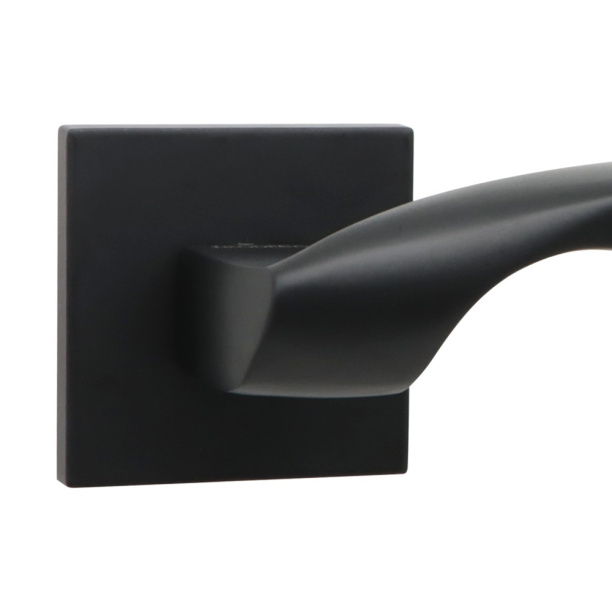 Ручки дверные NEODECO Chamomile EN черные от магазина ЛесКонПром.ру