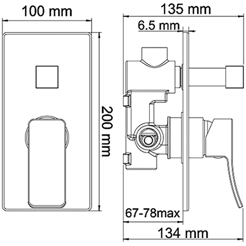 Душевая система WasserKRAFT Aller A14131 Хром от магазина ЛесКонПром.ру