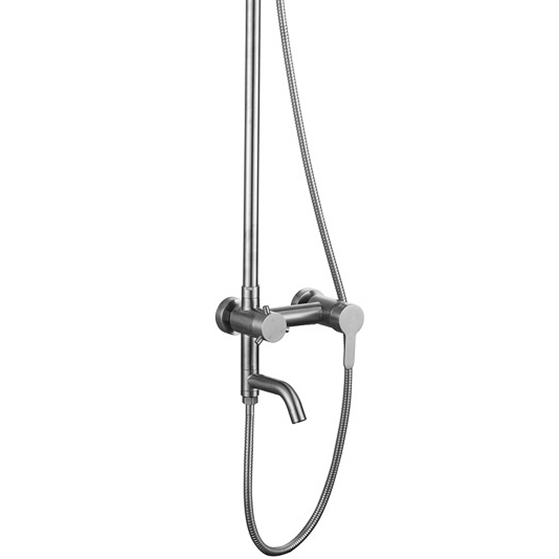 Душевая система Melana F1002P Нержавеющая сталь от магазина ЛесКонПром.ру