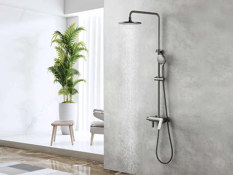 Душевая система Lemark Bronx LM3762GM Графит от магазина ЛесКонПром.ру