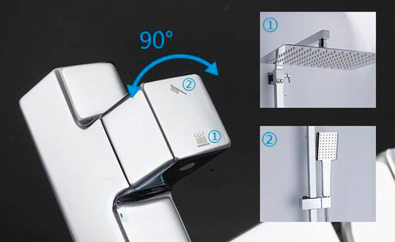 Душевая система Gappo G2418 Хром от магазина ЛесКонПром.ру