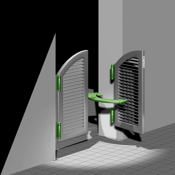 Петля барная ALBERTS 76х52 мм от магазина ЛесКонПром.ру
