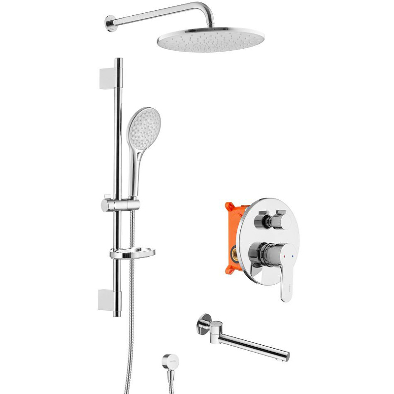 Душевая система Swedbe Platta 5542 Хром от магазина ЛесКонПром.ру