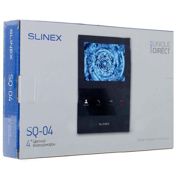 Монитор видеодомофона 4" SLINEX SQ-04 от магазина ЛесКонПром.ру