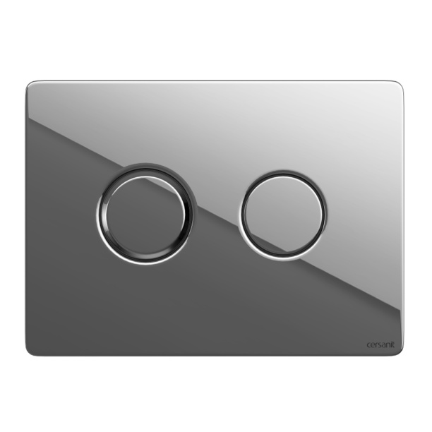 Кнопка для инсталляции Cersanit ACCENTO хром от магазина ЛесКонПром.ру