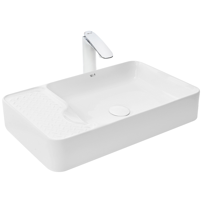 Раковина WeltWasser Elbach 2263 56 10000004574 Белый глянец от магазина ЛесКонПром.ру