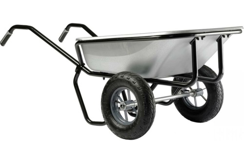 Тачка двухколесная Haemmerlin CARGO TWIN 160 MP GRR Окраш. кузов пневмо колеса (1092 G) 306050701 от магазина ЛесКонПром.ру