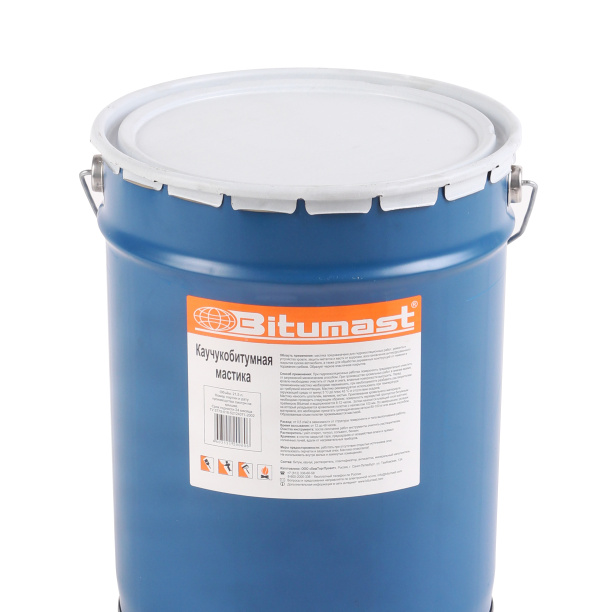 Мастика каучукобитумная Bitumast 21,5 л/18 кг от магазина ЛесКонПром.ру