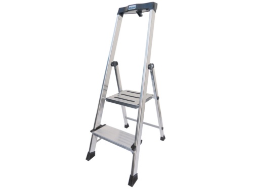 Стремянка алюминиевая Krause Sepuro 2 ступени (арт. 127204) от магазина ЛесКонПром.ру