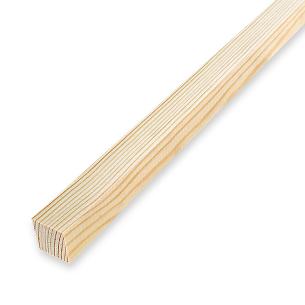 Брусок 19х19х2200 мм сосна сращенная бессучковая от магазина ЛесКонПром.ру