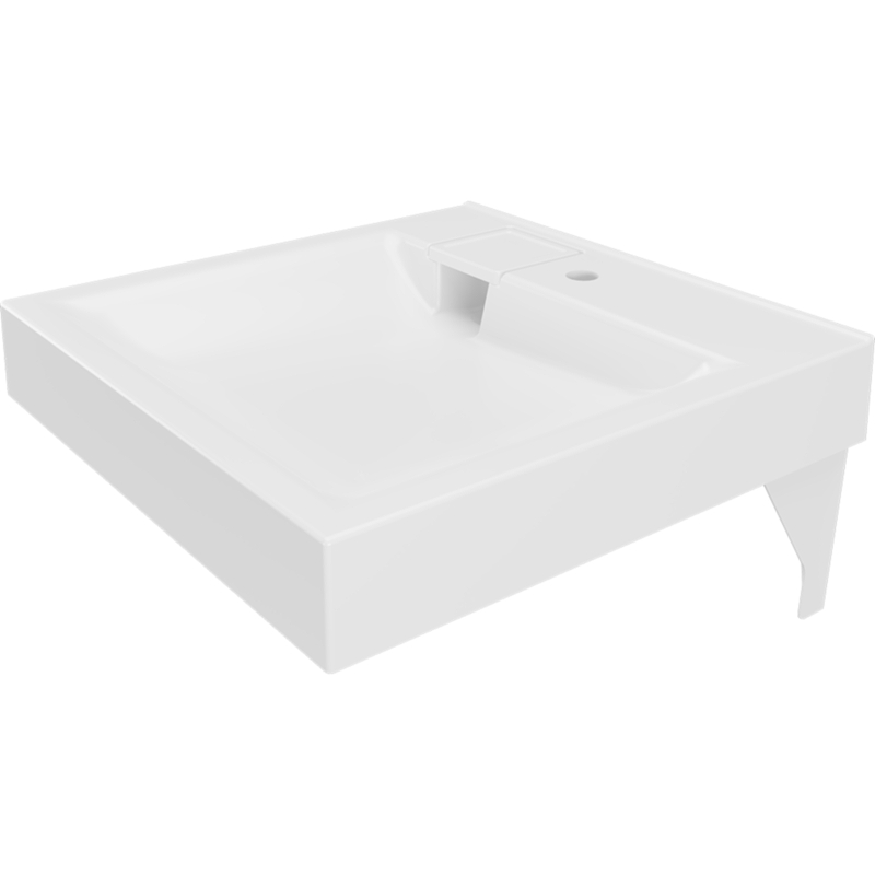 Раковина Paola Siena 60x60 на стиральную машину Белая глянцевая от магазина ЛесКонПром.ру