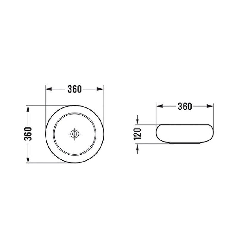 Раковина-чаша Comforty 36 113 00-00012225 Белая от магазина ЛесКонПром.ру