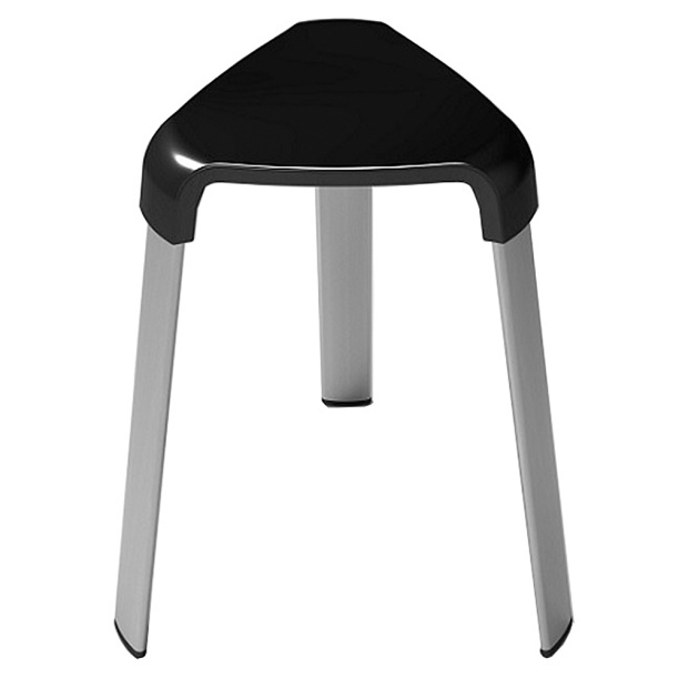 Стул для ванной Primanova чёрный от магазина ЛесКонПром.ру