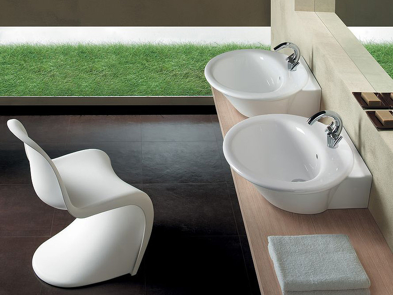 Раковина Hatria Sculture 65 Y0LZ01 Белая от магазина ЛесКонПром.ру