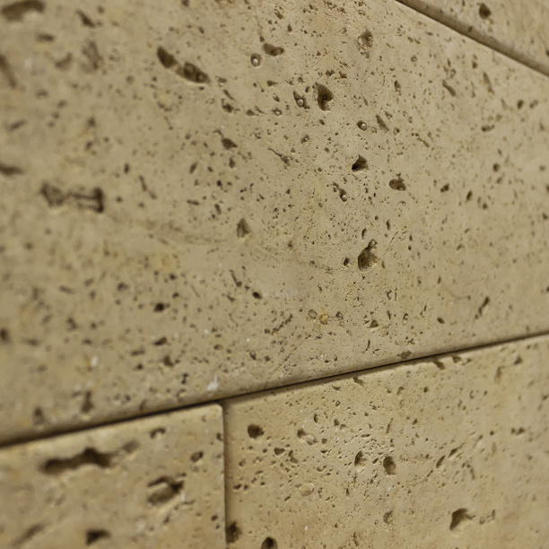 Фасадная плитка Травертин бежевый упаковка 0,72 м2 от магазина ЛесКонПром.ру