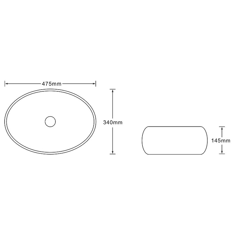 Раковина-чаша SantiLine 47 SL-7028 Белый мрамор от магазина ЛесКонПром.ру