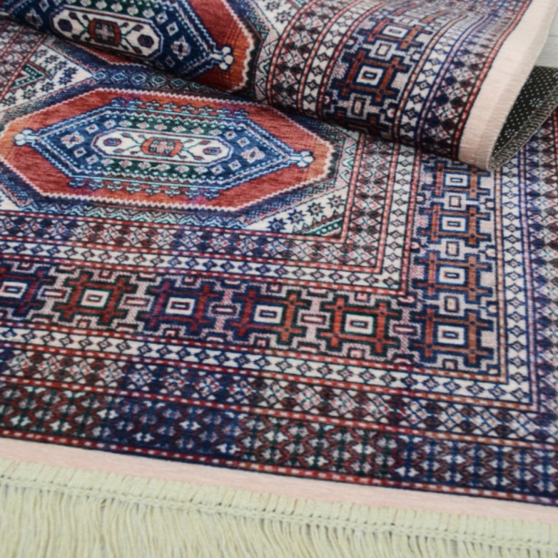 Ковер Шенилл Ява 0,7х1,1 м красный от магазина ЛесКонПром.ру