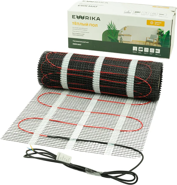 Теплый пол EWRIKA MAT EWR 150-0,5 самоклеящийся от магазина ЛесКонПром.ру