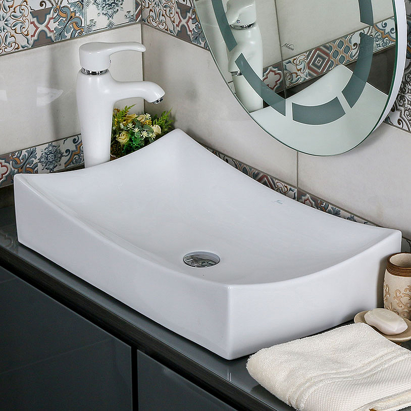 Раковина Melana 66 MLN-7235 Белая от магазина ЛесКонПром.ру