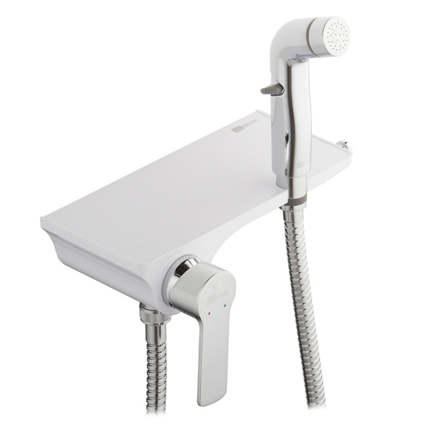 Гигиенический душ LEMARK встраиваемый хром, белый от магазина ЛесКонПром.ру