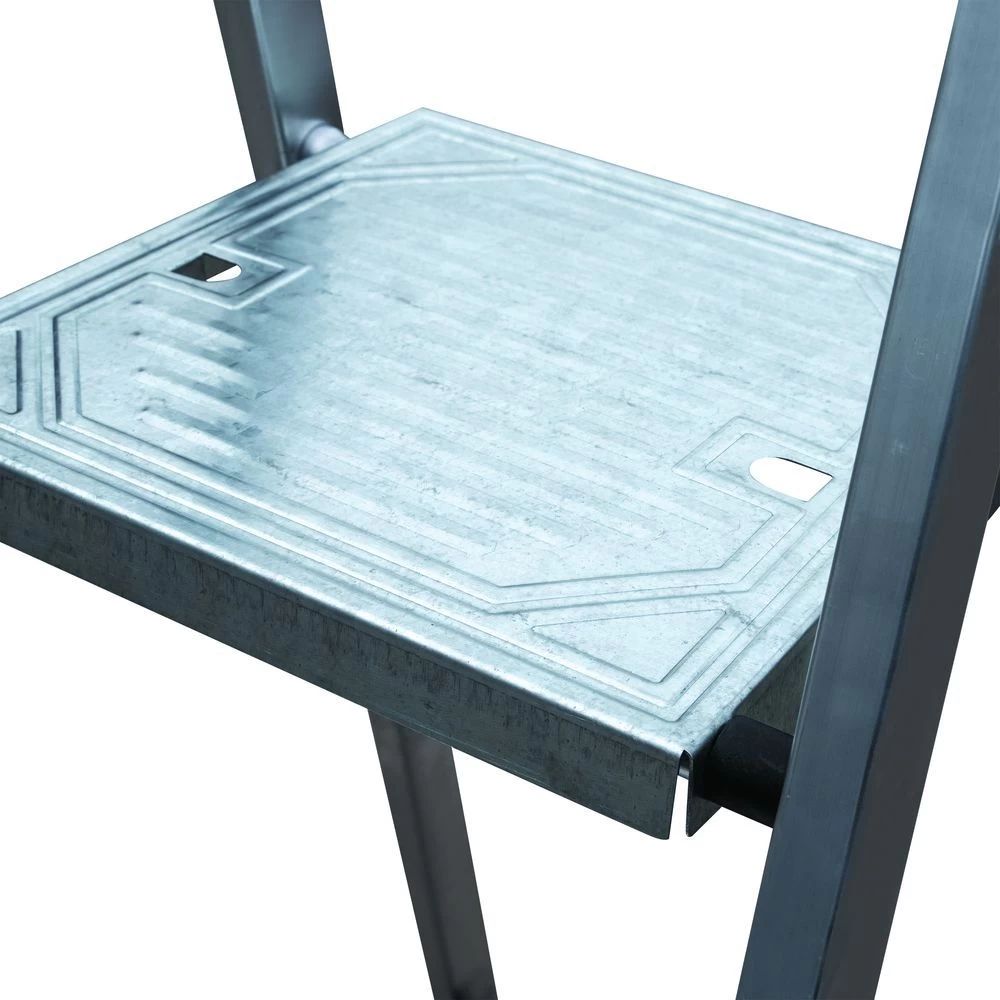 Стремянка алюминиевая с широкой ступенью Новая Высота 7 ступеней (арт. 1117107) от магазина ЛесКонПром.ру