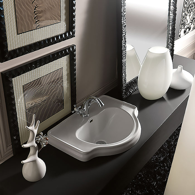 Раковина Kerasan Retro 62 103001*1 Белая от магазина ЛесКонПром.ру