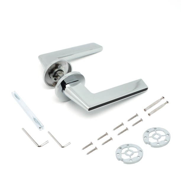 Ручки дверные NEODECO Venus EZ хром от магазина ЛесКонПром.ру