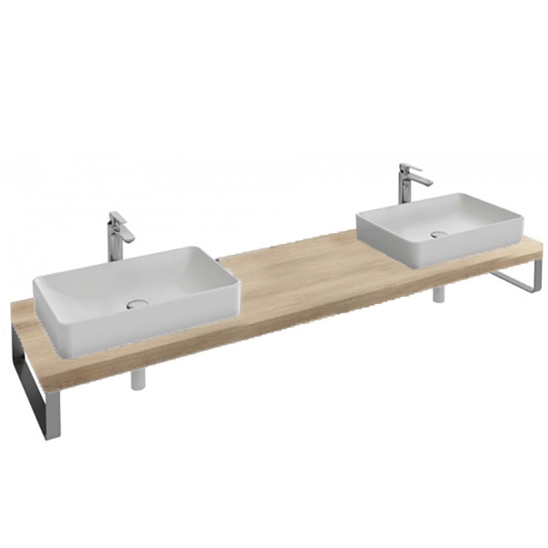 Столешница Jacob Delafon Parallel 180 Квебекский дуб от магазина ЛесКонПром.ру