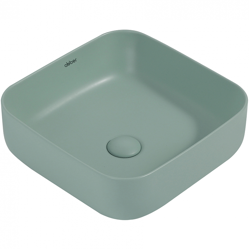 Раковина-чаша Abber Rechteck 39 AC2211MCG Светло-зеленая матовая от магазина ЛесКонПром.ру