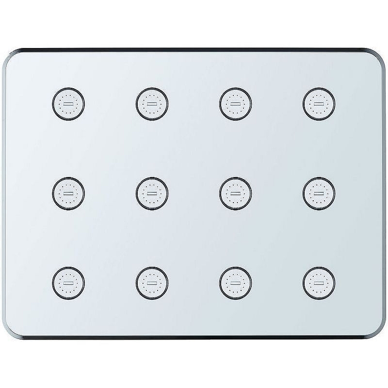 Верхний душ Orange S12TS Хром от магазина ЛесКонПром.ру