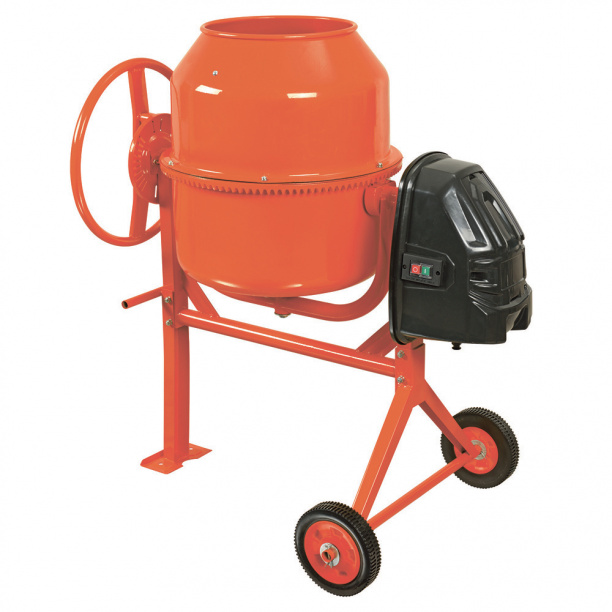 Бетономешалка электрическая 74512R 120 л от магазина ЛесКонПром.ру
