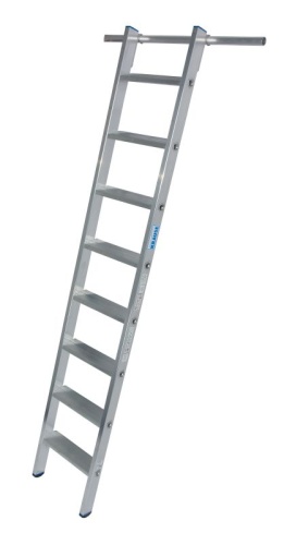 Лестница алюминиевая односекционная KRAUSE STABILO 8 ступ, пара крюков от магазина ЛесКонПром.ру
