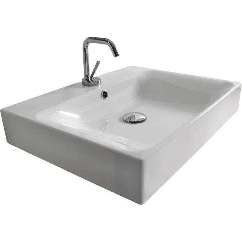 Раковина Kerasan Cento 70 353201*1 Белая от магазина ЛесКонПром.ру