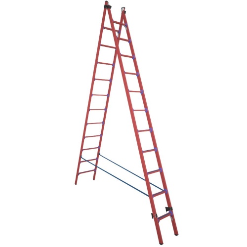 Лестница-стремянка ДИЭЛЕКТРИК универсальная диэлектрическая ССД-У 2Х11 от магазина ЛесКонПром.ру