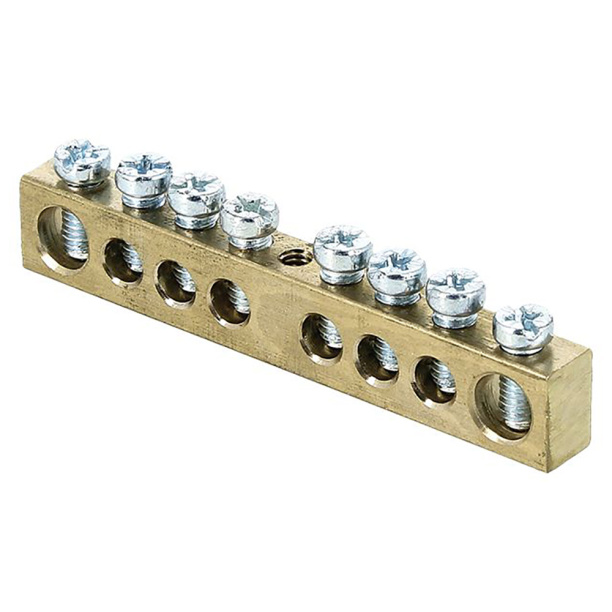 Шина нулевая EKF 6х9 мм 8 групп от магазина ЛесКонПром.ру