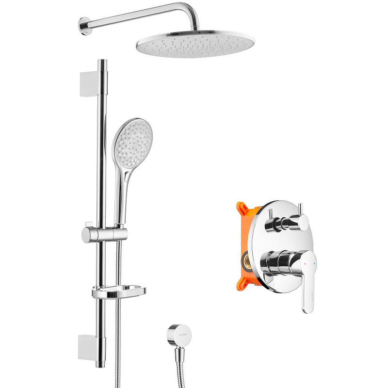 Душевая система Swedbe Platta 5536 Хром от магазина ЛесКонПром.ру