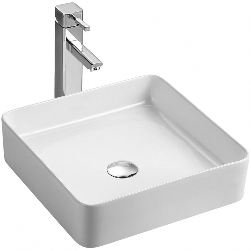 Раковина-чаша WeltWasser Elbach 2179 40 10000003844 Белый глянец от магазина ЛесКонПром.ру