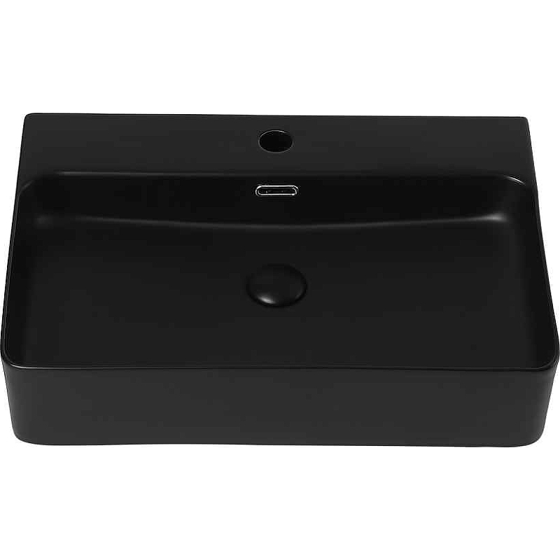 Раковина Abber Rechteck 61 AC2201MB Черная матовая от магазина ЛесКонПром.ру