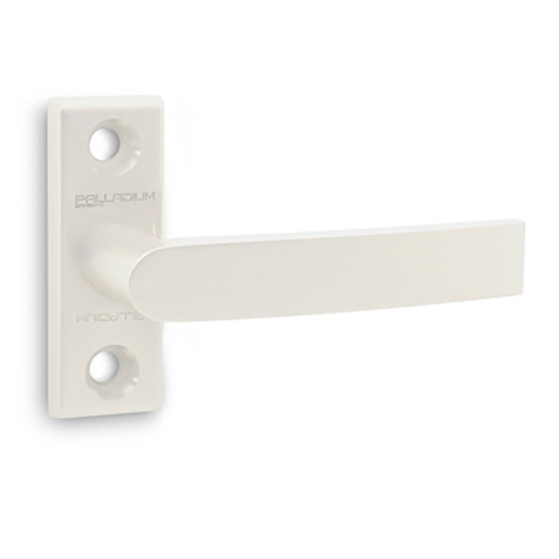 Ручка оконная 22 мм белая Palladium от магазина ЛесКонПром.ру