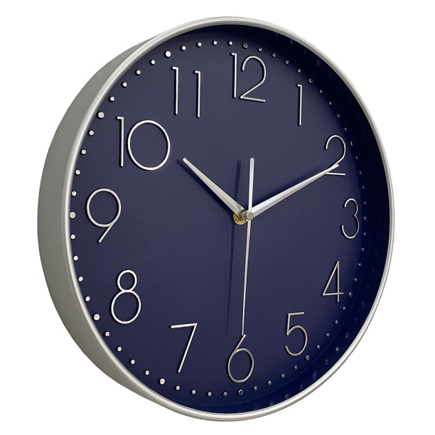 Часы настенные круглые Silver d30 см от магазина ЛесКонПром.ру