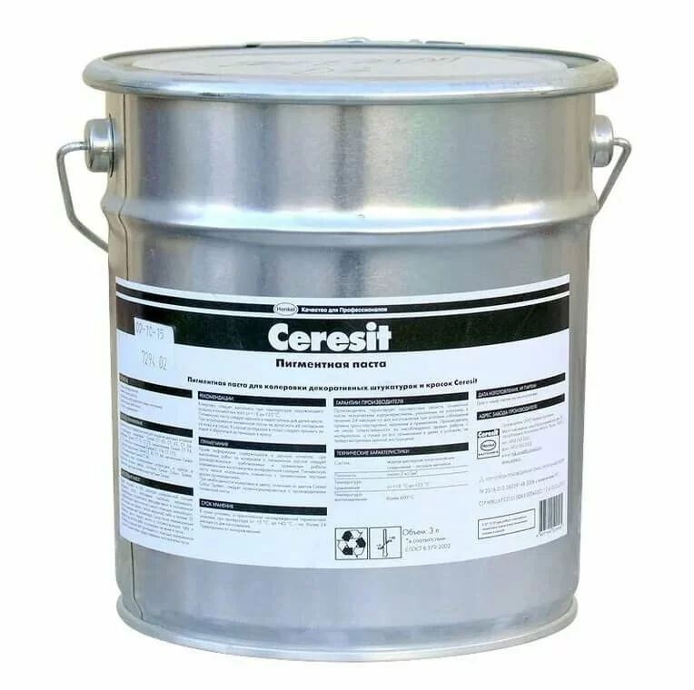 Пигмент CERESIT белый 01 NEW 3 л от магазина ЛесКонПром.ру