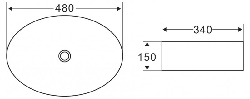 Раковина-чаша BelBagno 48 BB1085 Белая от магазина ЛесКонПром.ру