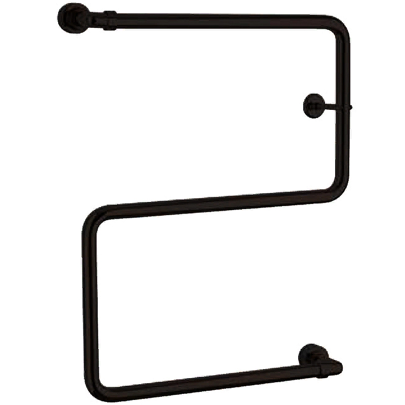 Водяной полотенцесушитель Margaroli Vento 408S610MB Черный матовый от магазина ЛесКонПром.ру