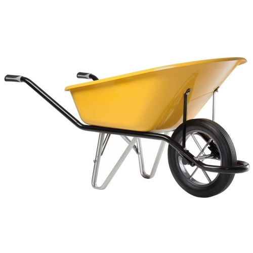 Тачка одноколесная строительная Haemmerlin CARGO BATI PLUS 110 RENO PEINTE ROUE PLEINE Окраш. кузов, литое колесо (1061) 301250010 от магазина ЛесКонПром.ру