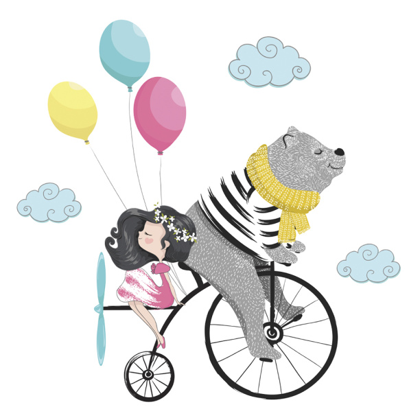 Канвас 30х30 см Семейка панд от магазина ЛесКонПром.ру