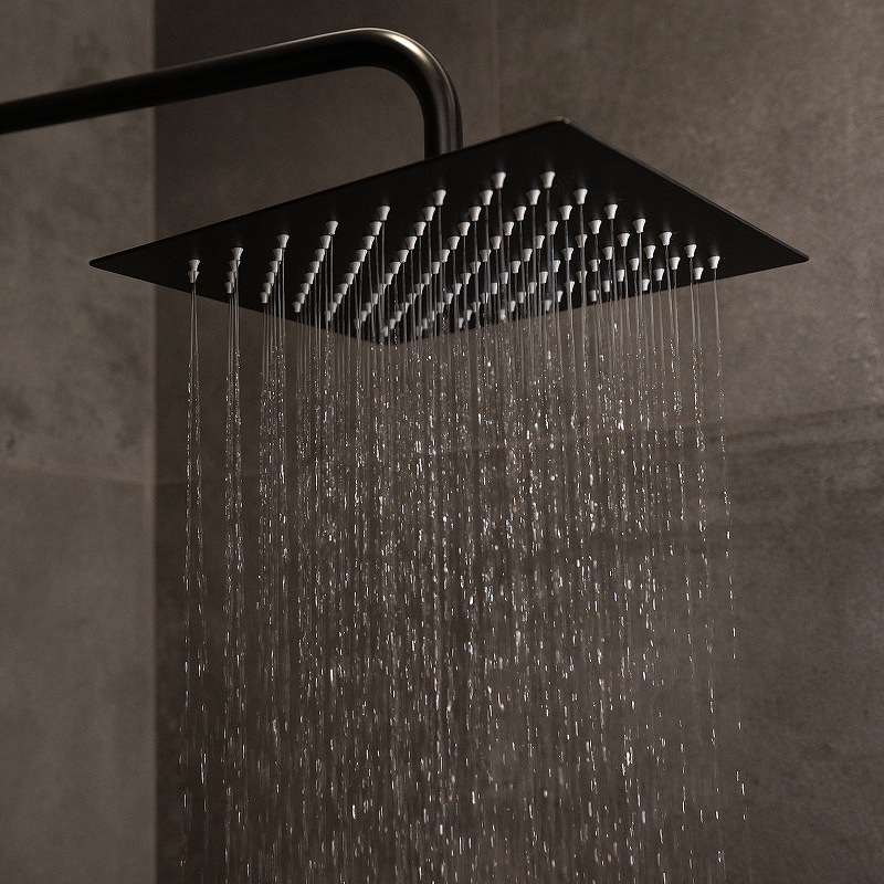 Душевая система WasserKRAFT A27701 Черная матовая от магазина ЛесКонПром.ру