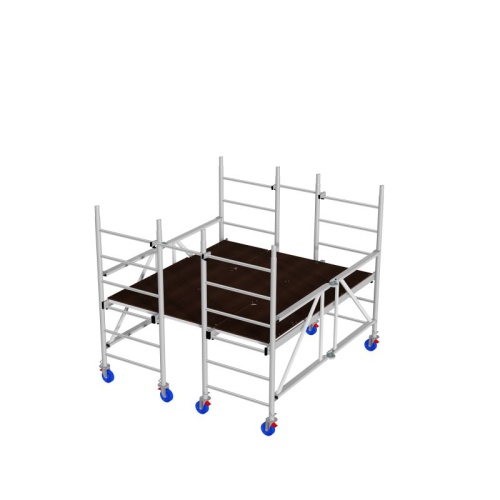 Алюминиевая Вышка-тура KRAUSE PROTEC XS-P РВ 2,9 м (Арт.920201) от магазина ЛесКонПром.ру
